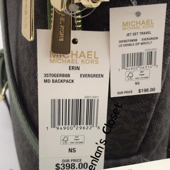 NWT Michael Kors MD Backpack Set - Picture 3 of 10